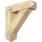 Ekena Millwork Traditional Arts and Crafts Rough Sawn Bracket w/ Offset Brace, Douglas Fir, 8"W x 30"D x 30"H BKT0806X30X30TRA03RDF - alternate 1